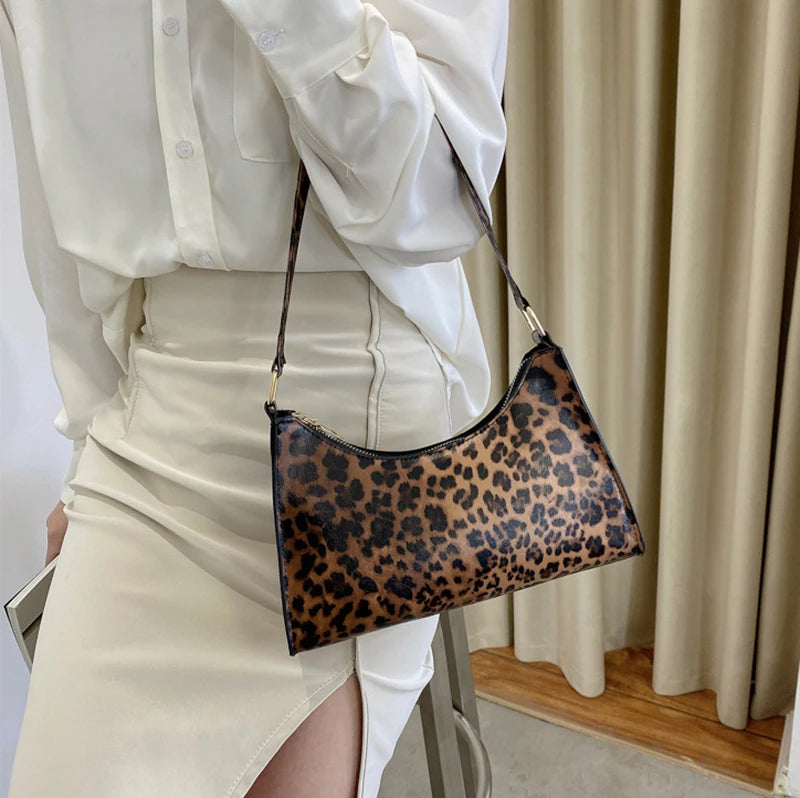 Luxe Leopard Shoulder Bag