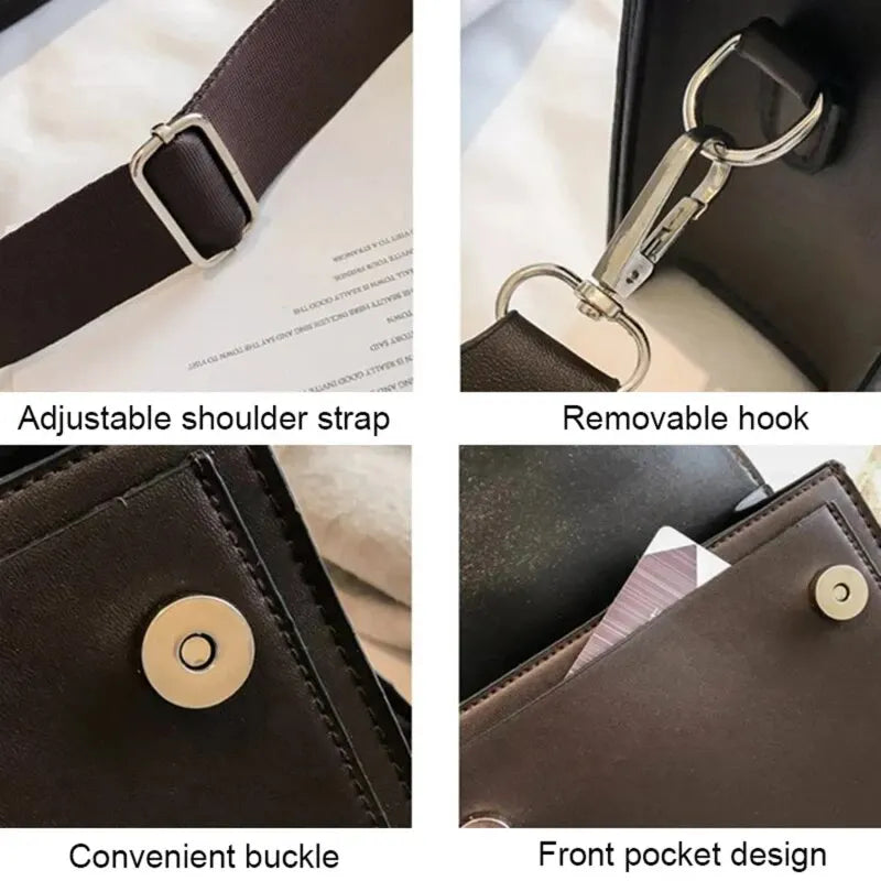 Classic Leather Crossbody Bag